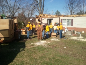 Disaster Relief volunteers served across the state after several tornadoes Nov. 17, including one in Brookport in southern Illinois.