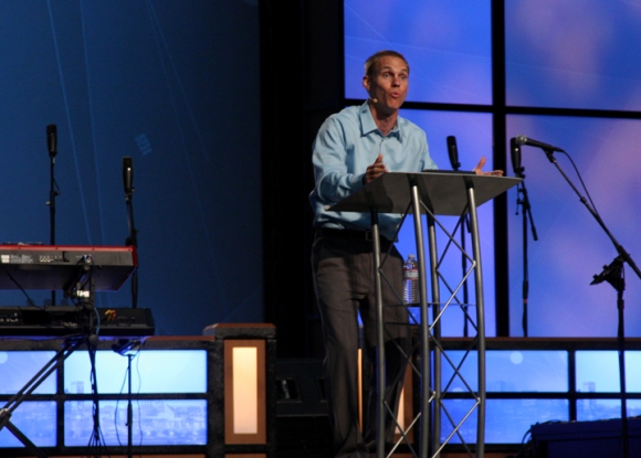 David Platt gave his listeners at the Pastors' Conference 25 attributes of God from Pslam 68. "Once you get a taste of the glory of God, you find yourself possessed by an insatiable passion for more and more and more," said the pastor of The Church at Brook Hills in Birmingham, Ala. "You want God more than anything else."